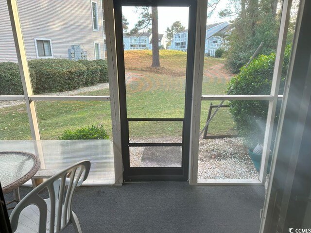 entryway with a healthy amount of sunlight