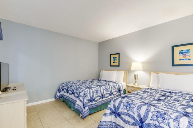 view of tiled bedroom