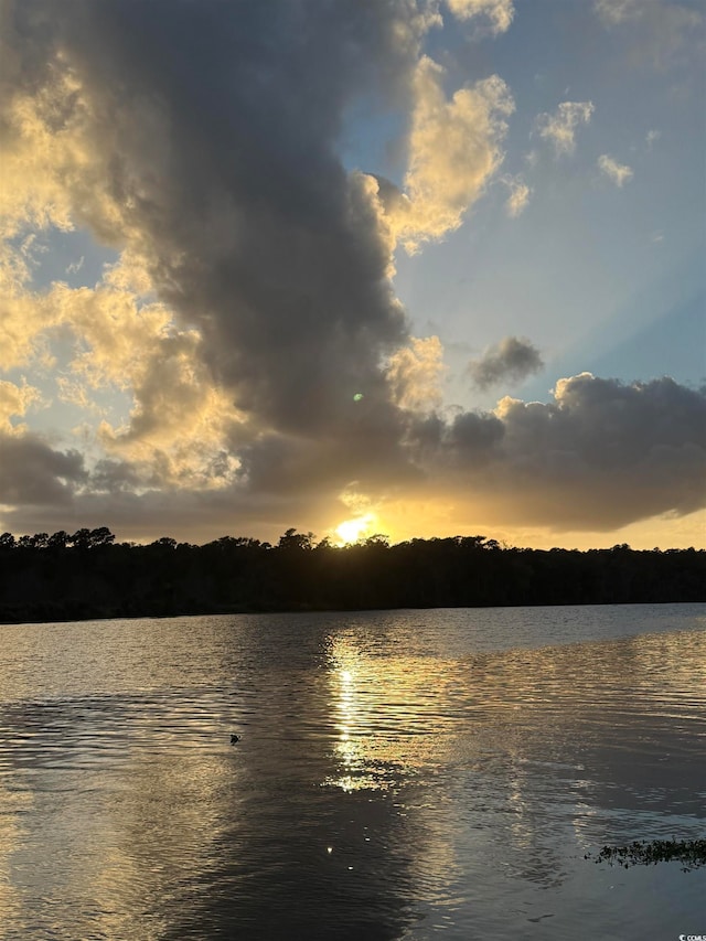 property view of water