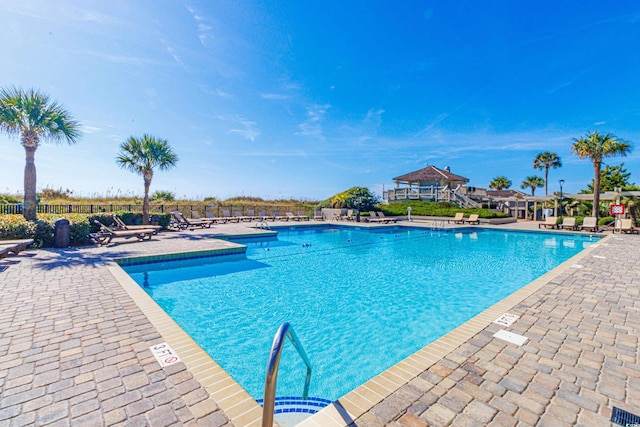 100 Ocean Creek Dr Unit L5, Myrtle Beach, SC 29572 - community pool with a patio area