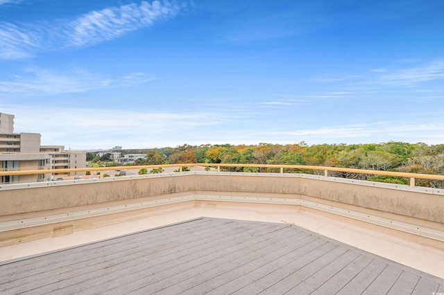 view of deck