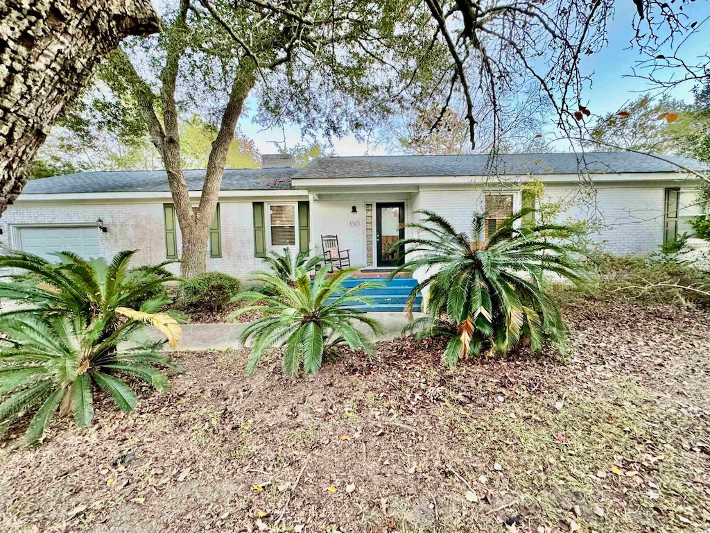 ranch-style house with a garage