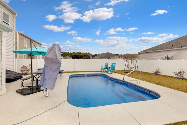 568 Affinity Dr, Myrtle Beach, SC 29588 - view of pool featuring a patio and a fenced backyard