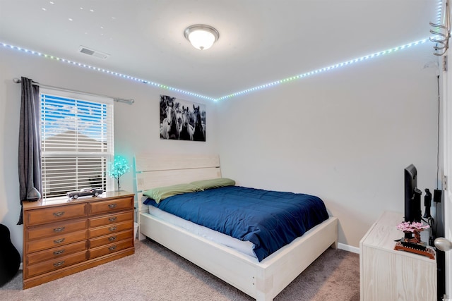 bedroom with carpet flooring