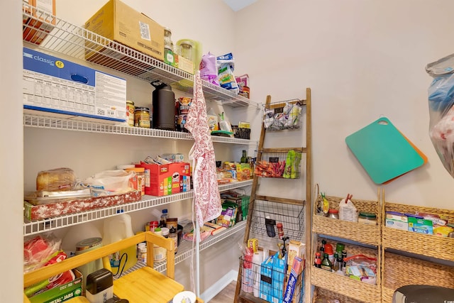 view of pantry