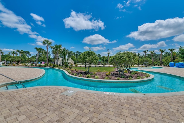 view of pool