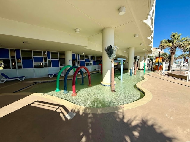 view of play area