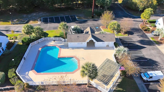 view of pool