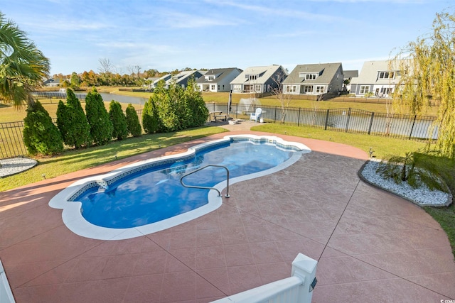 338 Harbour View Dr, Myrtle Beach, SC 29579 - view of swimming pool with a residential view and a patio area