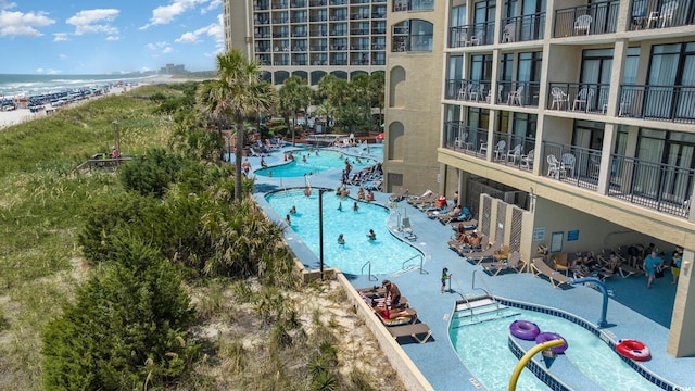 view of pool