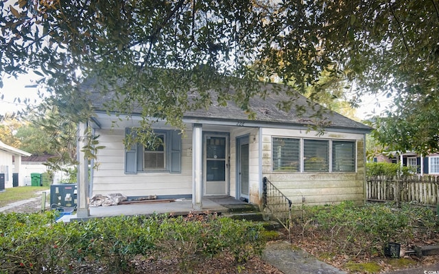 view of bungalow