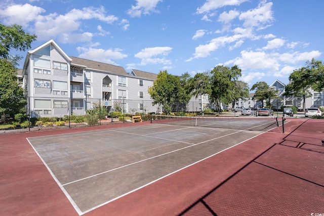 view of sport court