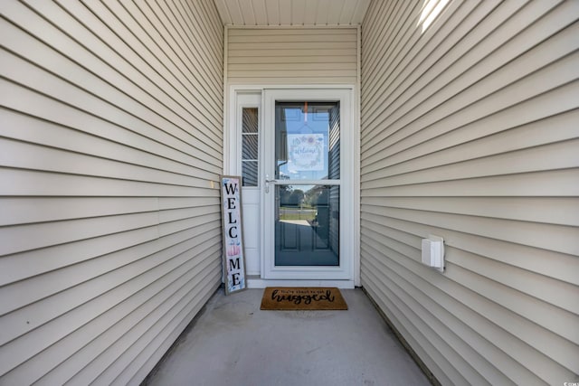 view of property entrance