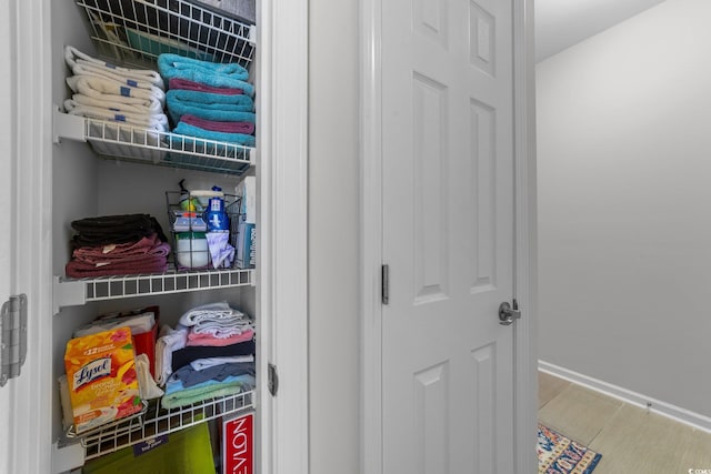 view of closet