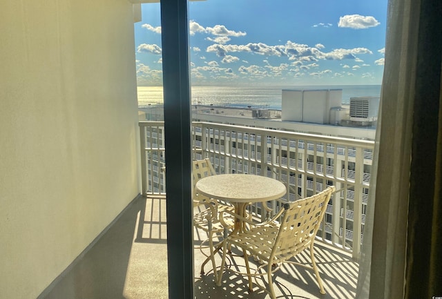 9994 Beach Club Dr Unit 1806, Myrtle Beach, SC 29572 - balcony featuring a water view