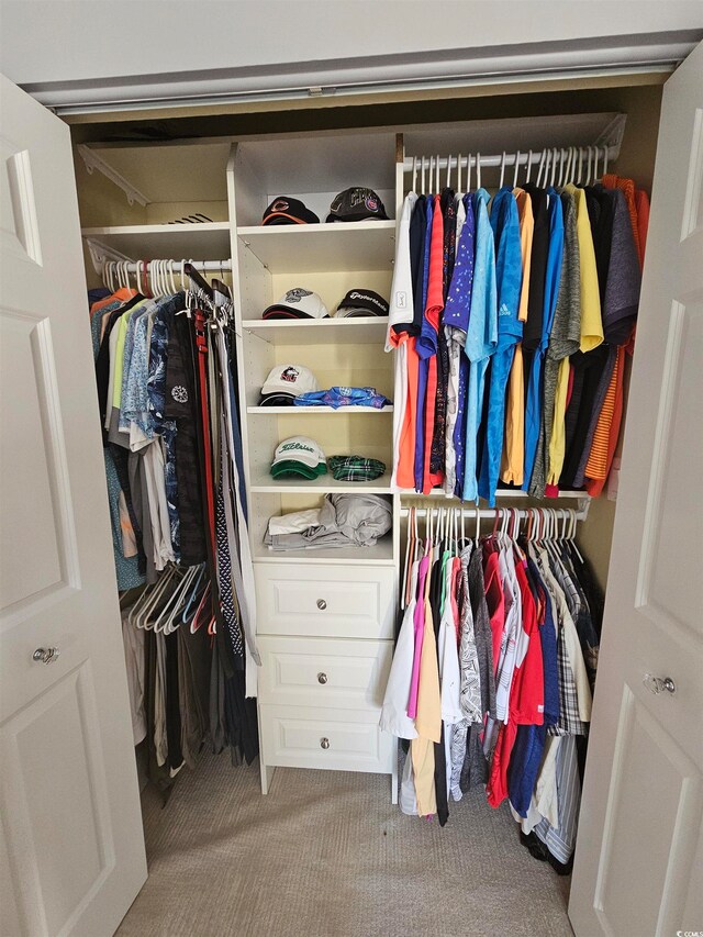 view of closet