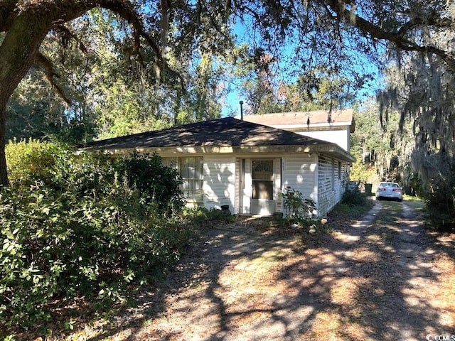 view of front of home