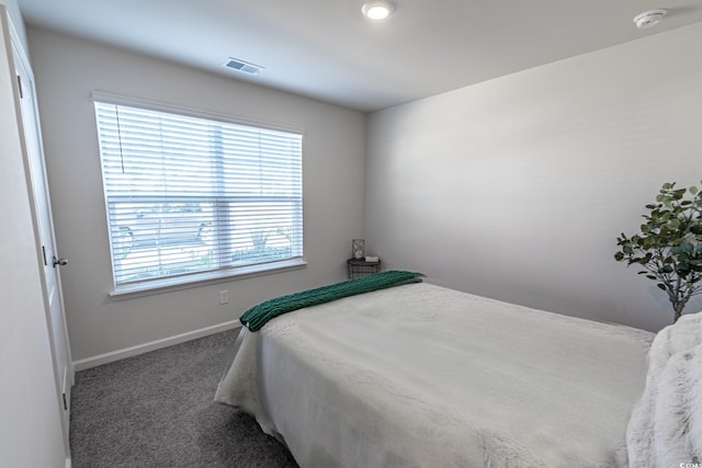 bedroom featuring carpet flooring