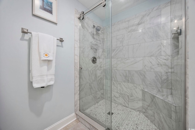 209 N Hillside Dr Unit 201, North Myrtle Beach, SC 29582 - bathroom with a shower stall