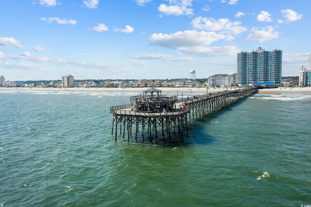 209 N Hillside Dr Unit 201, North Myrtle Beach, SC 29582 - water view with nearby urban area