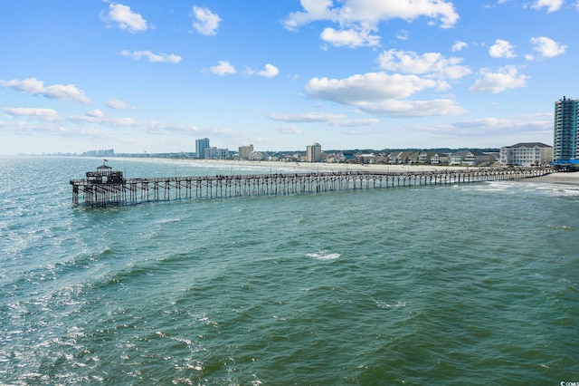 209 N Hillside Dr Unit 201, North Myrtle Beach, SC 29582 - water view with nearby urban area