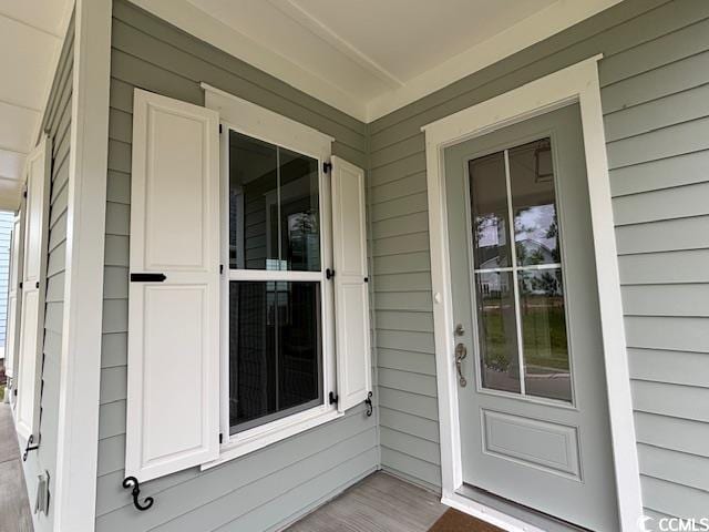 view of property entrance