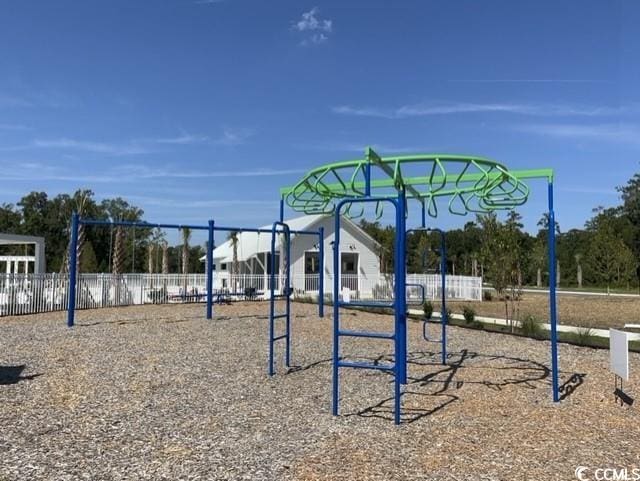 community playground featuring fence