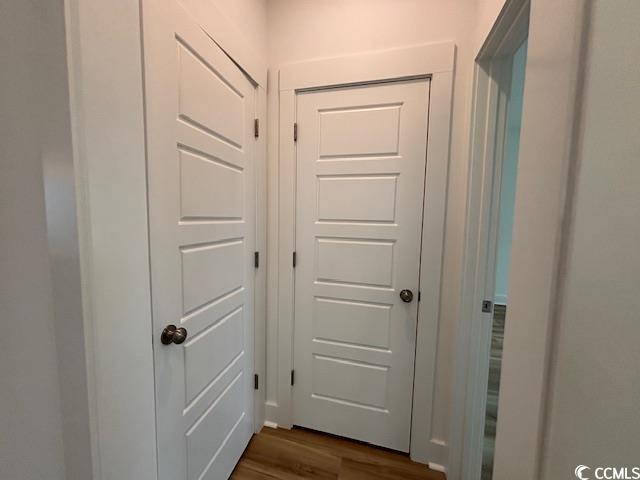 734 Macon Aly, Myrtle Beach, SC 29588 - entryway with dark wood-style floors