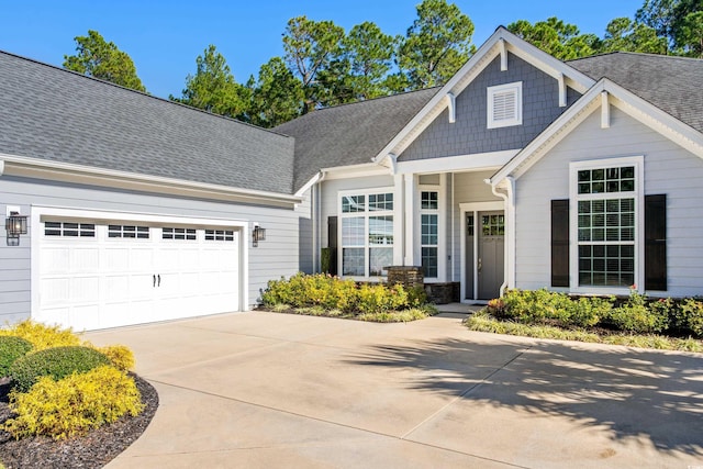 5012 Lindrick Ct, Myrtle Beach, SC 29579 - view of front of property with concrete driveway, a shingled roof, and a garage
