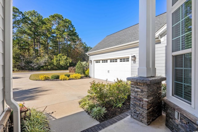 5012 Lindrick Ct, Myrtle Beach, SC 29579 - garage featuring concrete driveway
