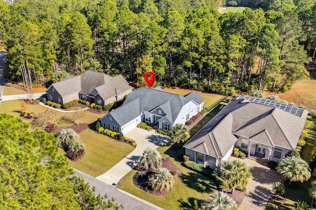 5012 Lindrick Ct, Myrtle Beach, SC 29579 - drone / aerial view with a view of trees