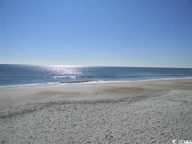 water view featuring a view of the beach