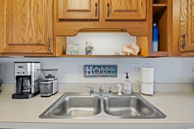 kitchen featuring sink