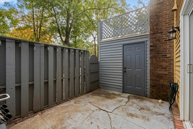 view of outbuilding