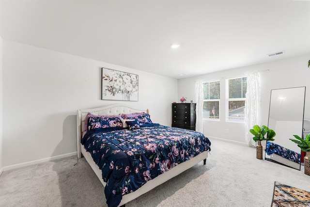 bedroom featuring carpet flooring