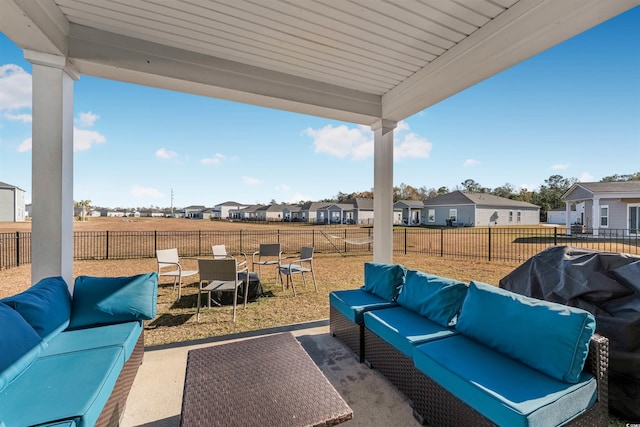 view of patio / terrace with outdoor lounge area