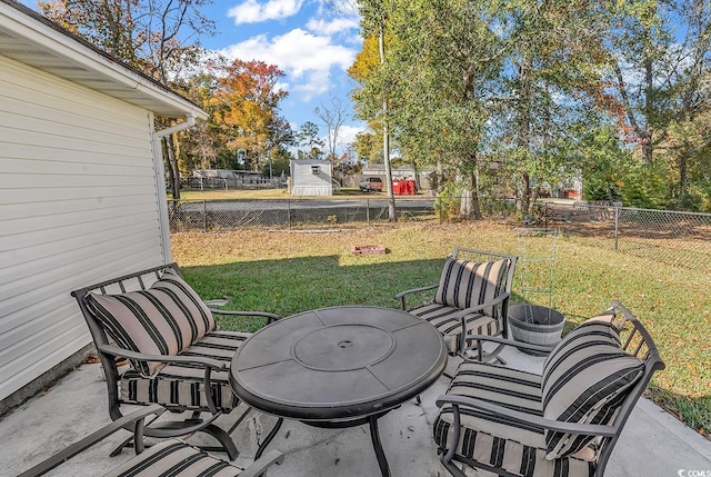 view of patio