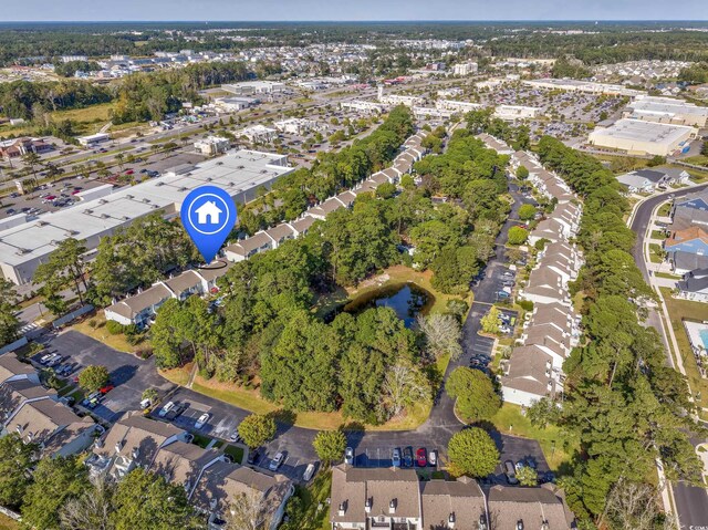 86 Shadow Moss Pl Unit 86, North Myrtle Beach, SC 29582 - aerial view of property's location featuring nearby suburban area and a large body of water