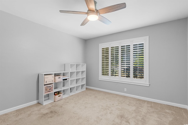 1100 Wedge Way Unit 67, Little River, SC 29566 - carpeted spare room featuring a ceiling fan and baseboards
