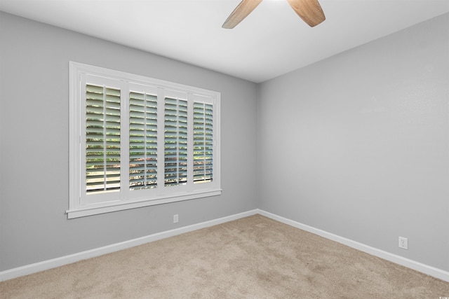 1100 Wedge Way Unit 67, Little River, SC 29566 - unfurnished room featuring a ceiling fan, carpet flooring, and baseboards