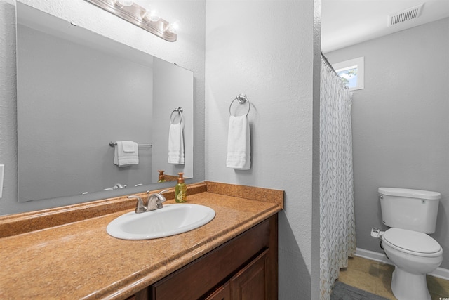 1100 Wedge Way Unit 67, Little River, SC 29566 - bathroom with toilet, vanity, and a shower with curtain