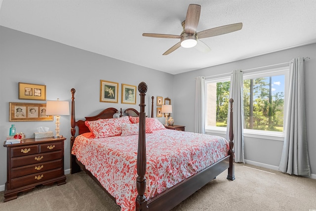 1100 Wedge Way Unit 67, Little River, SC 29566 - bedroom with carpet, baseboards, and a ceiling fan
