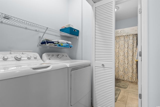 laundry room featuring washer and dryer