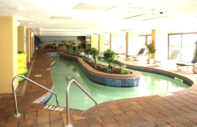 1200 N Ocean Blvd Unit 804, Myrtle Beach, SC 29577 - indoor community pool featuring a hot tub