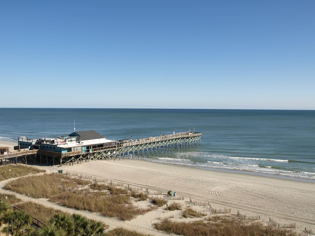 1200 N Ocean Blvd Unit 804, Myrtle Beach, SC 29577 - water view with nearby beach