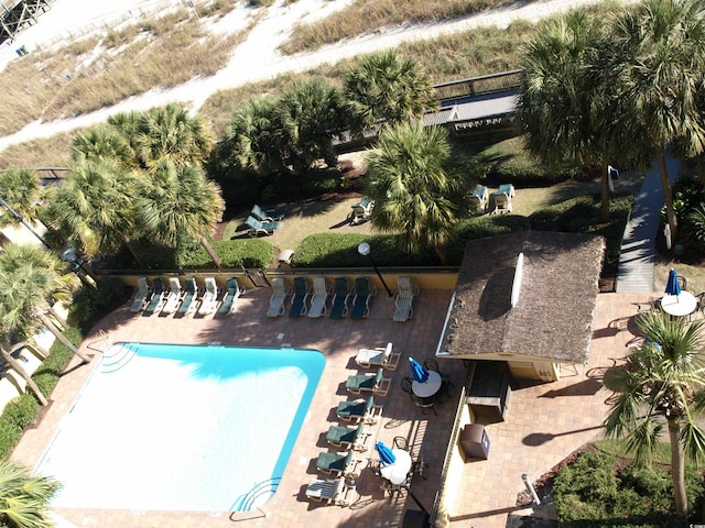 1200 N Ocean Blvd Unit 804, Myrtle Beach, SC 29577 - community pool featuring a patio