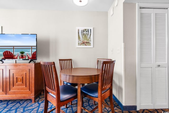 view of dining area