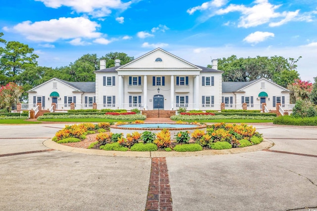 view of greek revival house