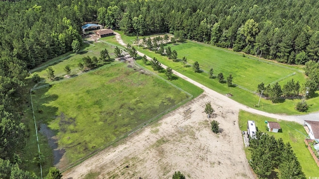 1692 S Morgan Ave, Andrews, SC 29510 - overview of rural landscape featuring a heavily wooded area