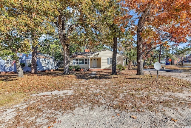 view of ranch-style home